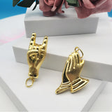 24k Plated Copper Pendant Necklace for Women Men