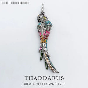 Colorful Parrot Pendant, Spring 2020 Jewelry, Jungle Myth Accessory Gift