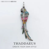 Colorful Parrot Pendant, Spring 2020 Jewelry, Jungle Myth Accessory Gift