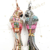 Colorful Parrot Pendant, Spring 2020 Jewelry, Jungle Myth Accessory Gift