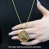 Golden Tree Spring Jewelry 925 Sterling Silver Nature Gift For Women