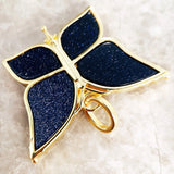 Golden Star & Moon Pendant 925 Sterling Silver Bohemia Gift