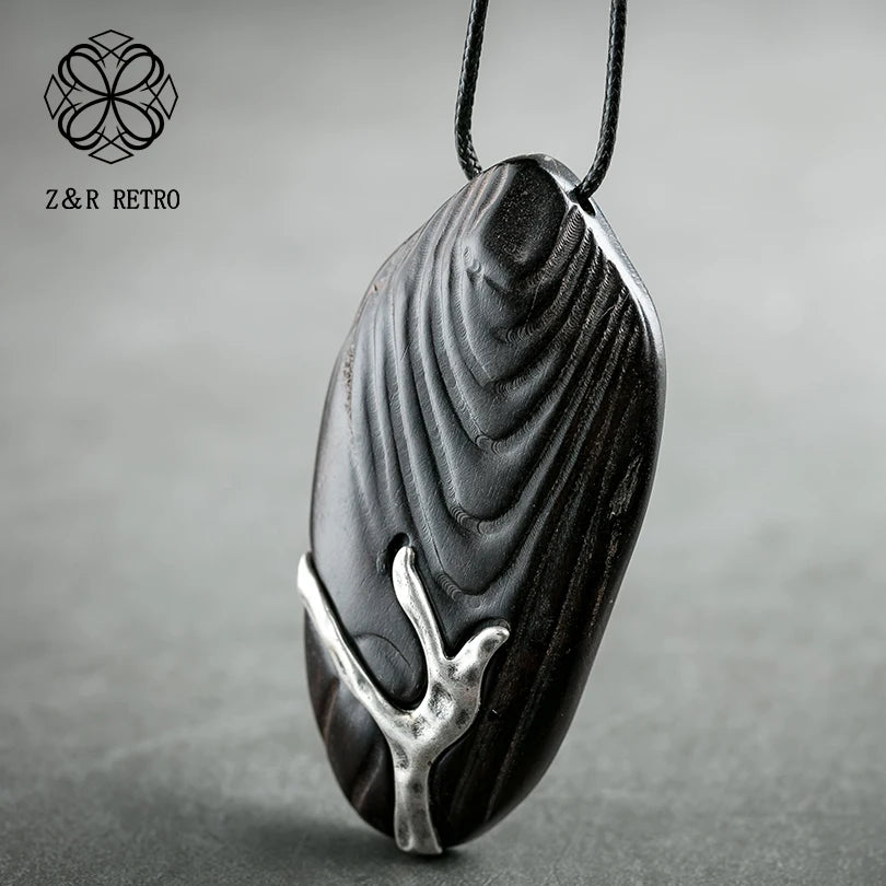 Vintage Sandalwood Necklace for Women