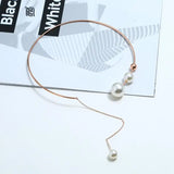 Multilayer Pearl Necklace Long Sweater Chain Women Jewelry Gift
