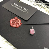 Pink Oval Opal Stone Pendant Winter Jewelry 925 Sterling Silver Gift