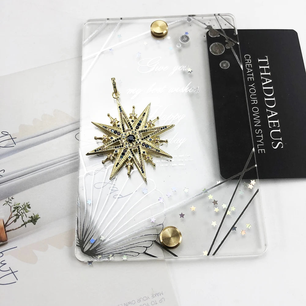 Royalty Star Golden Pendant,2020 Spring Jewelry Vintage Accessorie