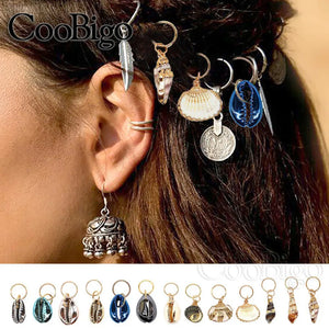 Shell Dreadlocks Hair Beads DIY Craft Supplies 1set