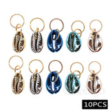 Shell Dreadlocks Hair Beads DIY Craft Supplies 1set