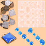 Pendants Tray Silicone Mold for UV Resin Crafts