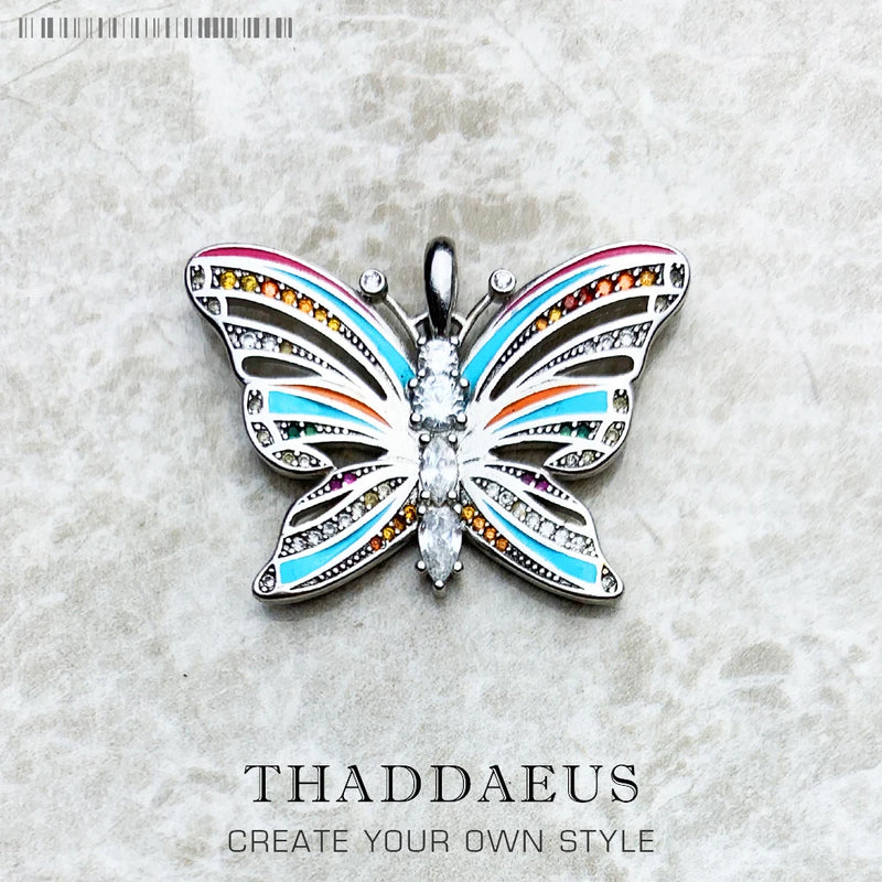 Tropical Butterfly Summer Jewelry 925 Sterling Silver Accessories