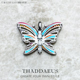 Tropical Butterfly Summer Jewelry 925 Sterling Silver Accessories