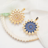 Flower Star Charms Pendant Clasp for Necklace Bracelet DIY Jewelry
