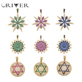 Flower Star Charms Pendant Clasp for Necklace Bracelet DIY Jewelry