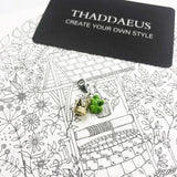 Argent Frog Charm Crown & Animal Pendant