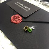 Argent Frog Charm Crown & Animal Pendant
