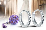 925 Sterling Silver Stud Earrings For Women Brincos