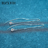 Pendientes de plata de ley 925 con borla para mujer