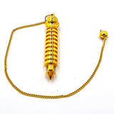 Screw Shape Pendulum Radiestesia Metal Charm Jewel