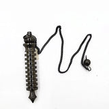 Screw Shape Pendulum Radiestesia Metal Charm Jewel