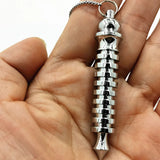 Screw Shape Pendulum Radiestesia Metal Charm Jewel