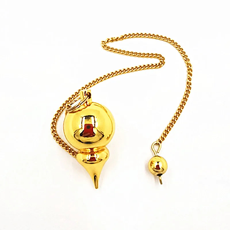 Metal Charm Pendulum for Dowsing Divination Reiki Healing Wicca