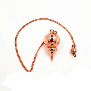 Metal Charm Pendulum for Dowsing Divination Reiki Healing Wicca