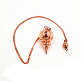 Metal Charm Pendulum for Dowsing Divination Reiki Healing Wicca