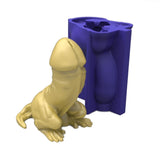 Dinosaur Body Shape Candle Epoxy Resin Mold Silicone Mould