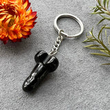 Gemstone Carved Phallus Pendant Healing Crystal Reiki Decor