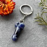 Gemstone Carved Phallus Pendant Healing Crystal Reiki Decor