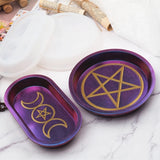 Triple Moon Goddess Plate Resin Mold Tools DropShip