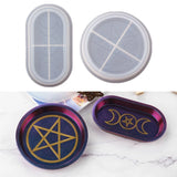 Triple Moon Goddess Plate Resin Mold Tools DropShip