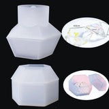 Pentagon Hexagon Storage Box Silicone Mold for Jewelry Making