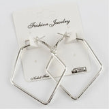 Pentagon Metal Earrings - Stylish Geometric Jewelry