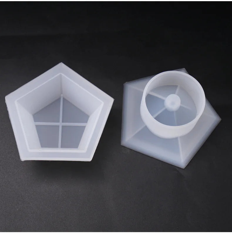 Pentagon Shaped Jewelry Storage Box Mold