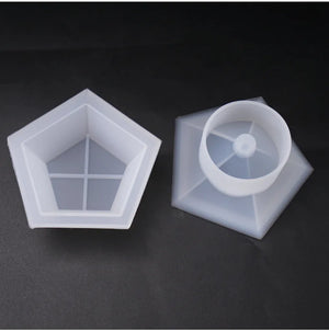 Pentagon Shaped Jewelry Storage Box Mold