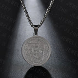 Seven Archangel Amulet Protection Necklace Stainless Steel