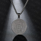 Seven Archangel Amulet Protection Necklace Stainless Steel