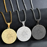 Seven Archangel Amulet Protection Necklace Stainless Steel