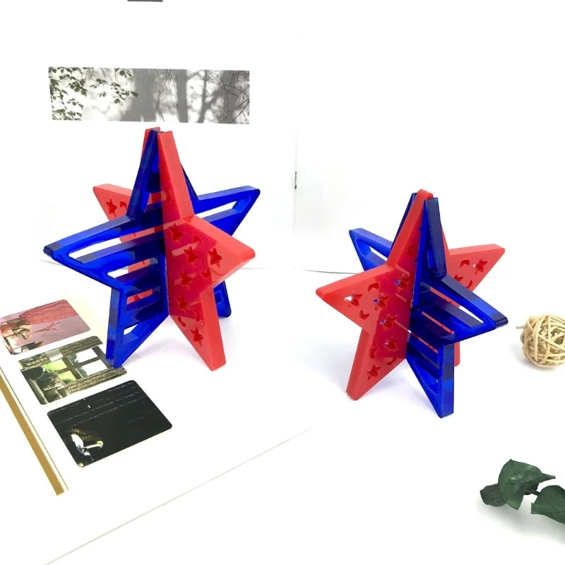 Star Silicone Coaster Molds for DIY Crafts