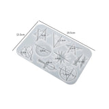 Pentagram Sun Flower Lightning Silicone Mold