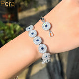 Pera Royal CZ Zircon Chain Bracelet Women Gift B031