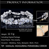 Pera 7 Colors Round And Oval Red CZ Stone Women Bracelets Bangles