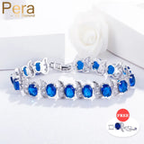 Pera Natural Oval Cubic Zirconia Bracelet