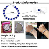 Pera Natural Oval Cubic Zirconia Bracelet