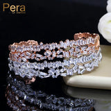 Adjustable Unisex Jewelry Cubic Zirconia Bangle & Bracelet B124