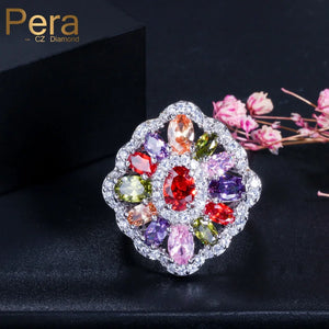 Colorful Cubic Zirconia Wedding Bands for Brides