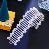 Pera CZ Link Chain Big Bracelet Bangle Wedding Jewelry