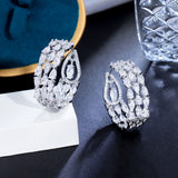 Geometric Circle Hoop Earrings for Women Party Jewelry