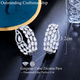 Geometric Circle Hoop Earrings for Women Party Jewelry